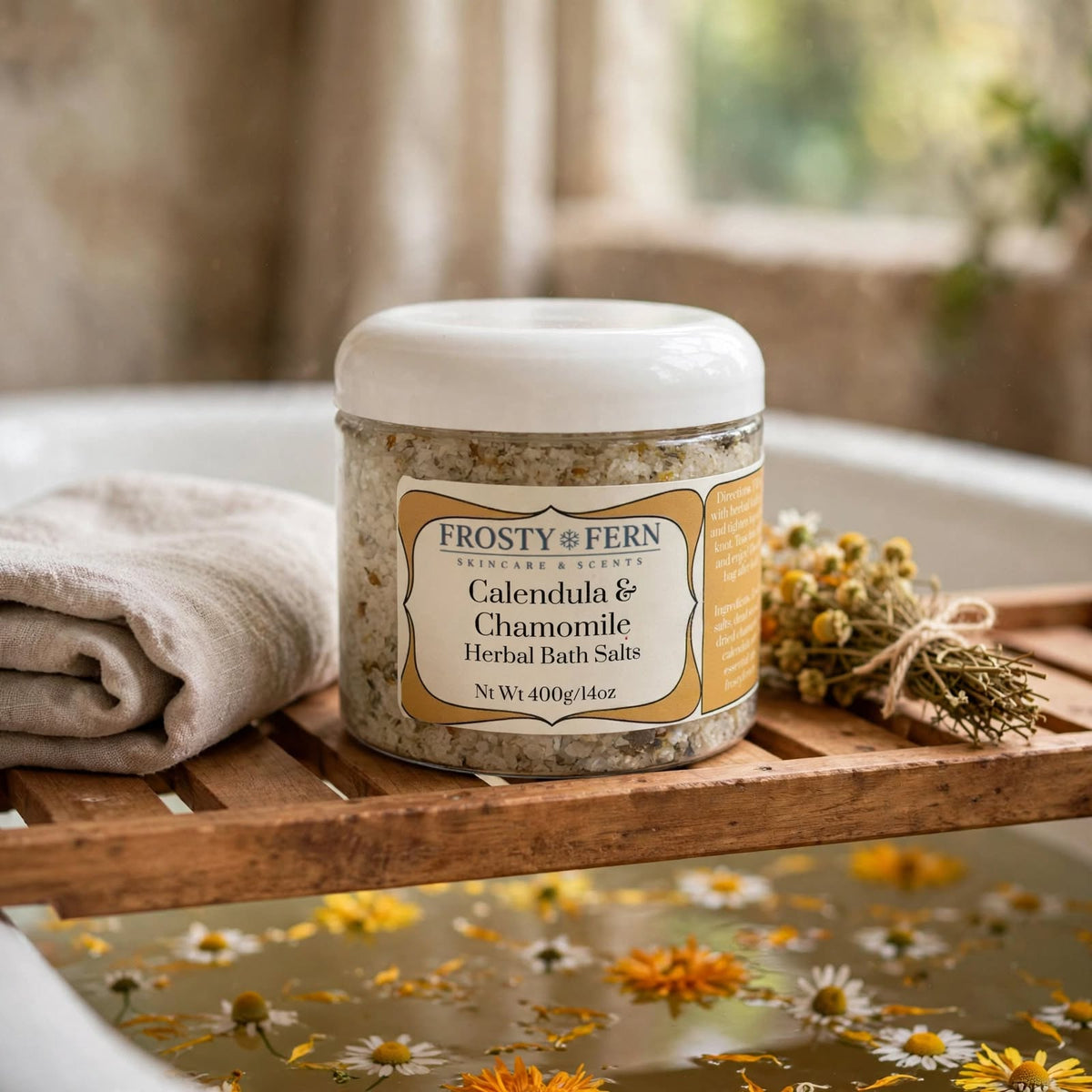 Calendula & Chamomile Herbal Bath Salts