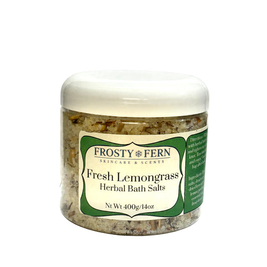 Fresh Lemongrass Herbal Bath Salts