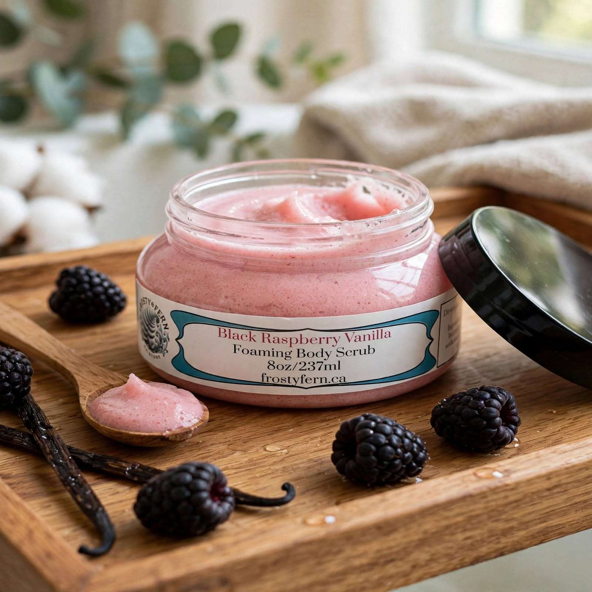 Black Raspberry Vanilla Foaming Body Scrub
