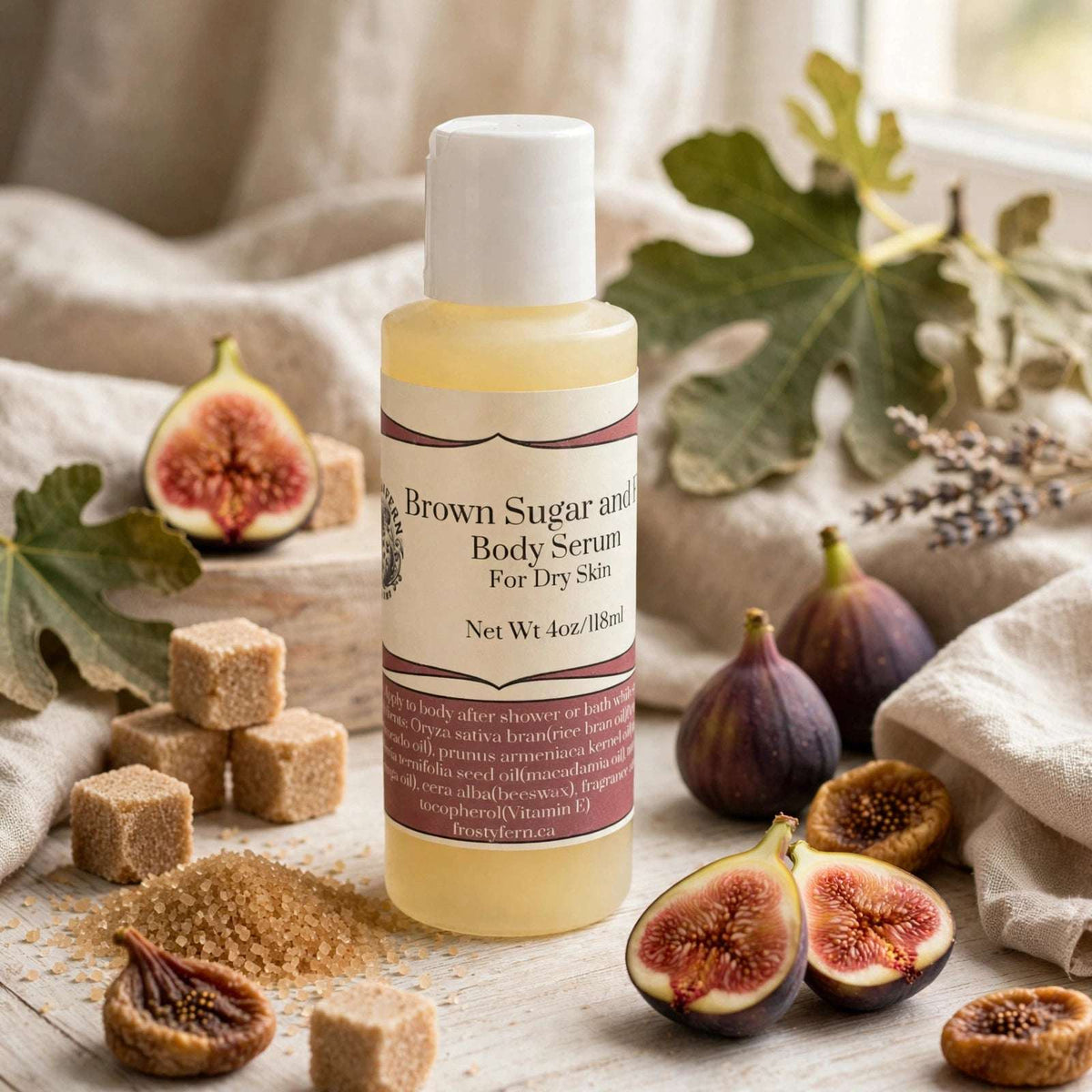 Brown Sugar & Fig Body Serum for Dry Skin