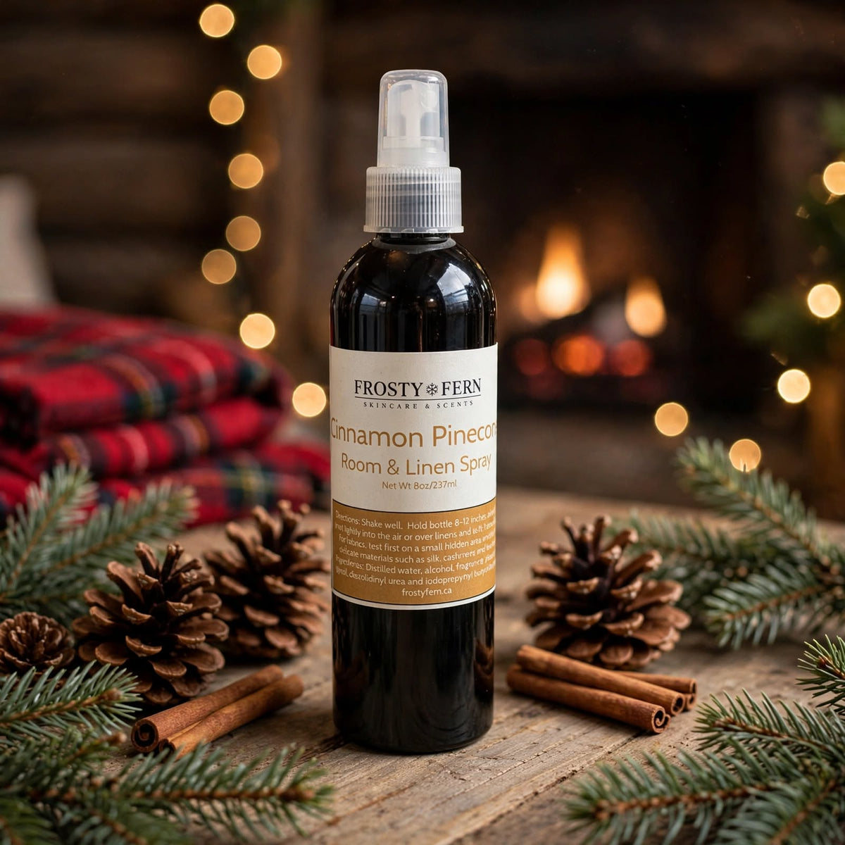 Cinnamon Pinecone Room & Linen Spray