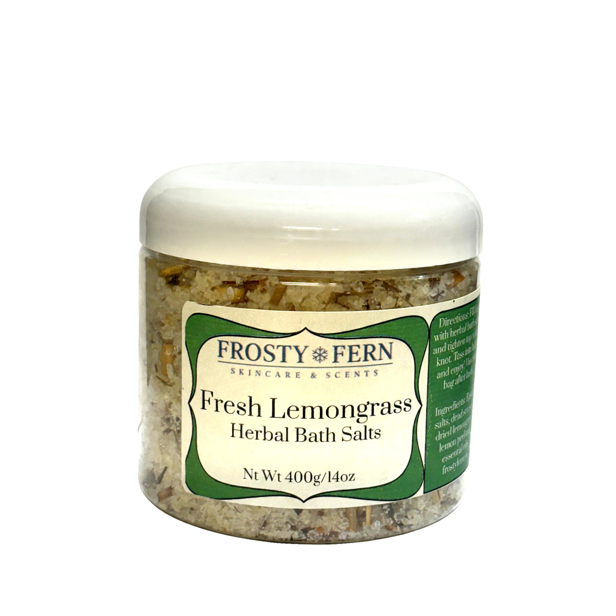 Fresh Lemongrass Herbal Bath Salts