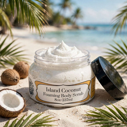 Island Coconut Foaming Body Scrub
