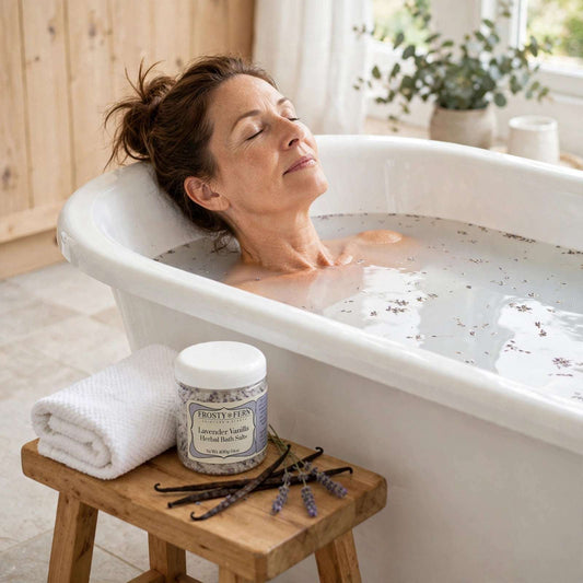 Lavender & Vanilla Herbal Bath Salts