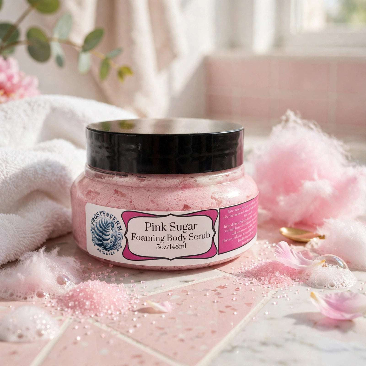 Pink Sugar Foaming Body Scrub