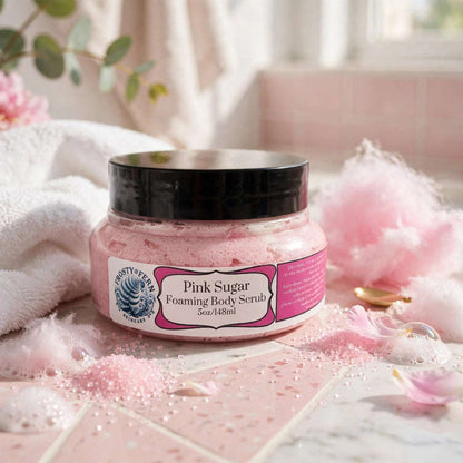 Pink Sugar Foaming Body Scrub