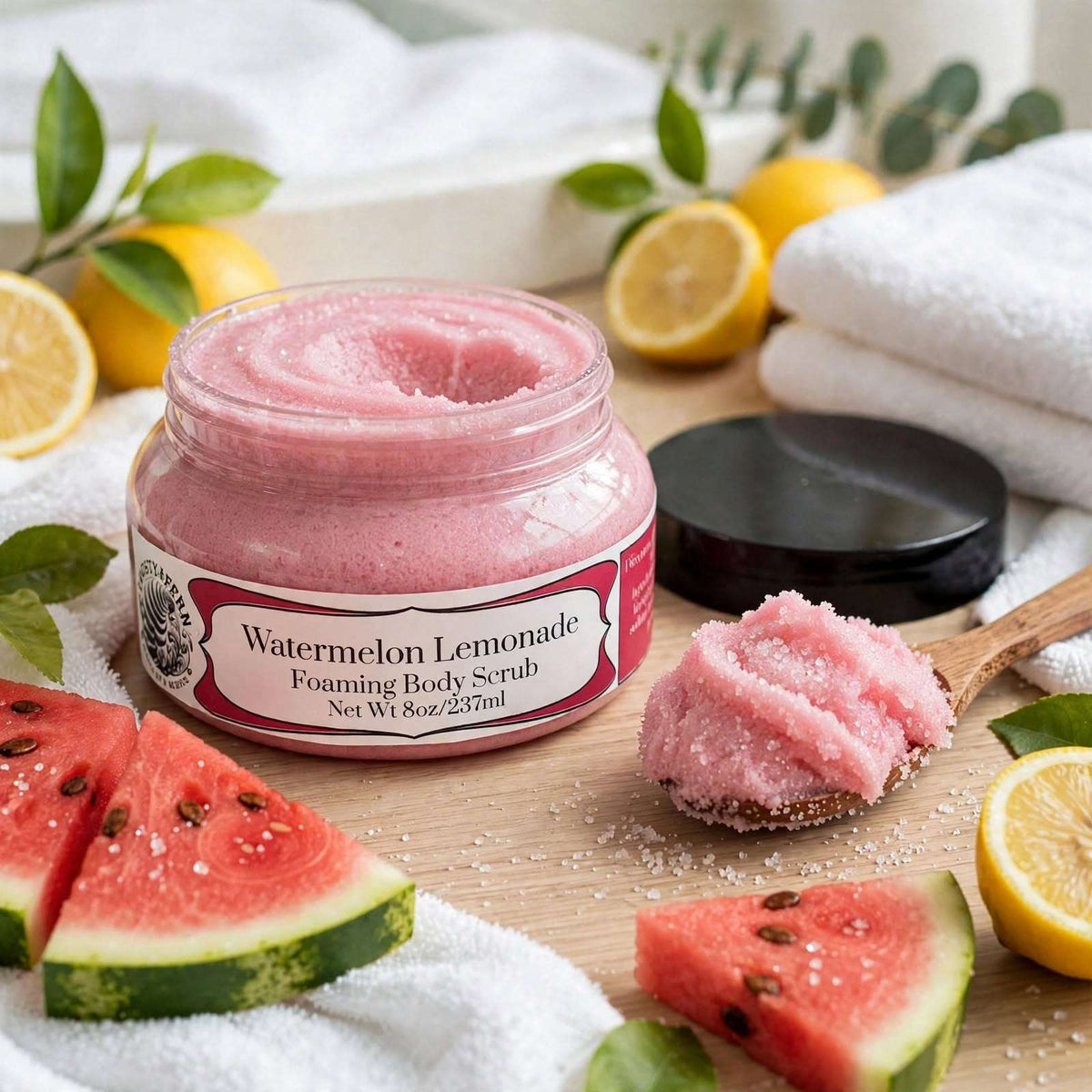 Watermelon Lemonade Foaming Body Scrub
